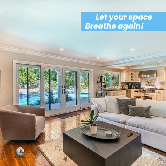 Living Room Radiance with Elite Cleaning image